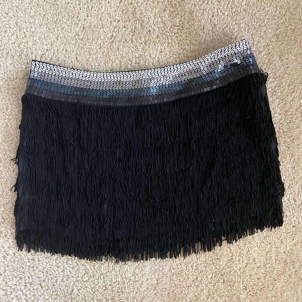 Eras tour swift from she sequin mini skirt